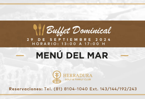 Buffet Mar – 29 septiembre 2024