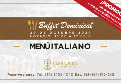 Buffet Italiano – 20 octubre 2024